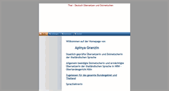 Desktop Screenshot of apinya-granzin.de